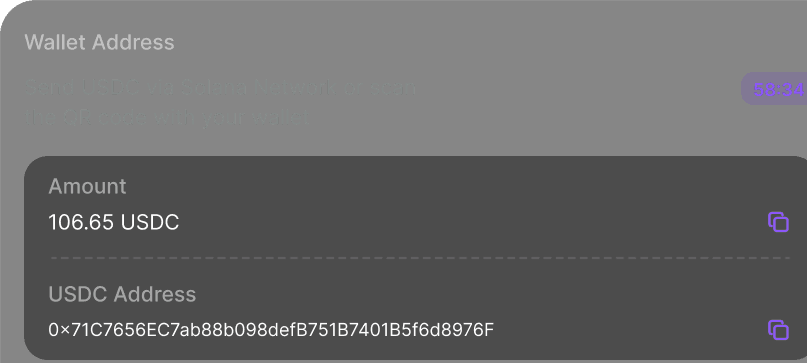 Asset sweep tab screen